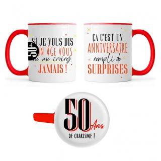 Mug 50 ans