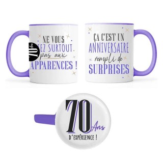 Mug 70 ans