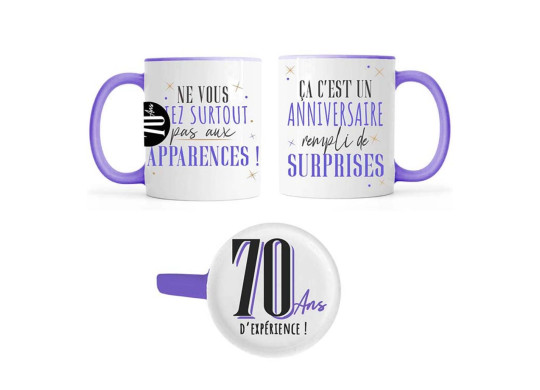 Mug 70 ans