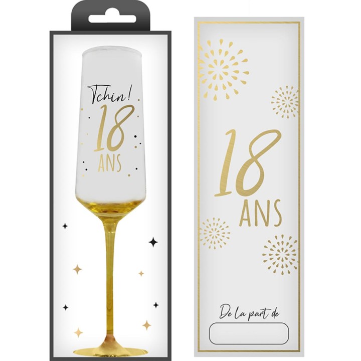 Flûte 18 ans or