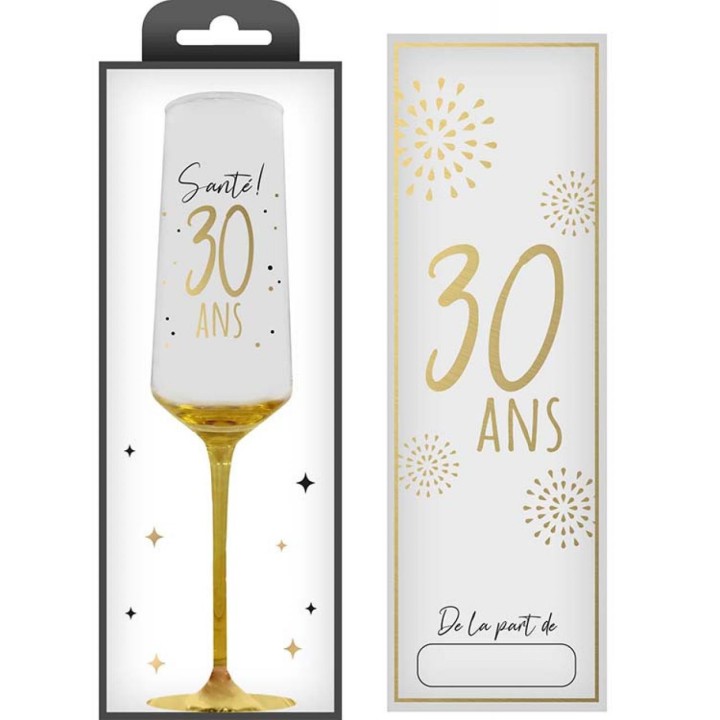 Flûte 30 ans or