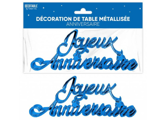 Mot Joyeux anniversaire bleu touareg Mot Joyeux anniversaire bleu touareg
