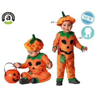 Costume baby combi citrouille
