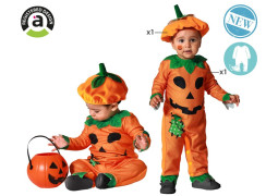 Costume baby combi citrouille