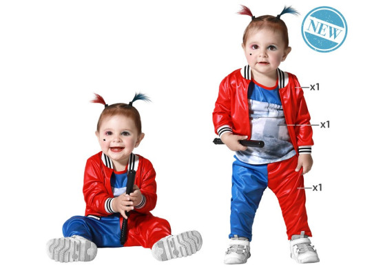 Costume baby Harley Quinn Costume baby Harley Quinn