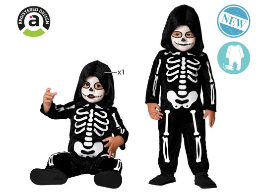 Costume baby squelette Costume baby squelette