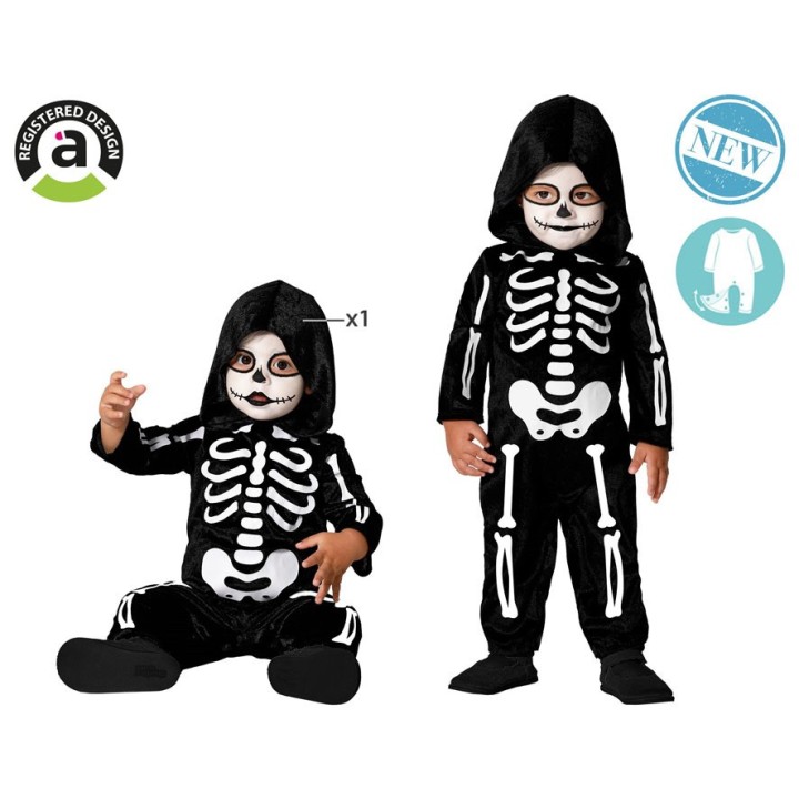 Costume baby squelette