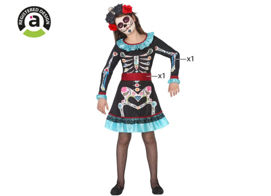 Costume enfant dia de los muertos