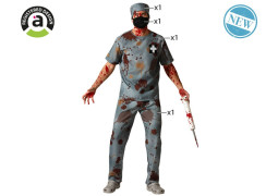 Costume homme docteur ensanglanté