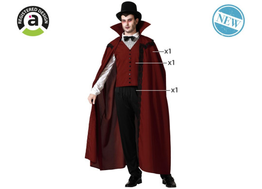 Costume homme vampire bordeaux Costume homme vampire bordeaux