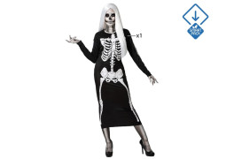Costume femme robe squelette