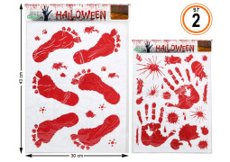 Sticker taches pieds/mains sanglants
