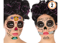 Tatouage visage Day of dead