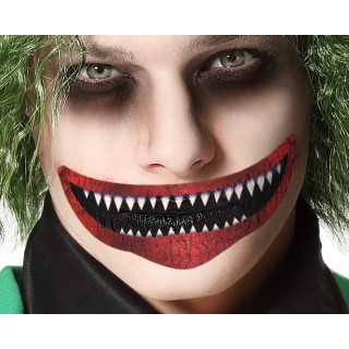 Tatouage visage sourire Joker
