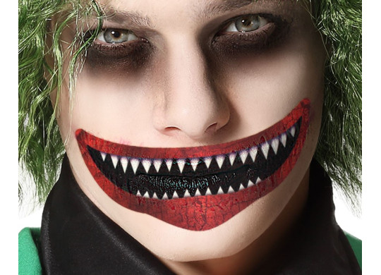 Tatouage visage sourire Joker