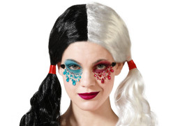 Strass autocollant Halloween Harley Quinn