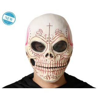 Masque adulte latex squelette