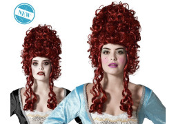 Perruque marquise rousse