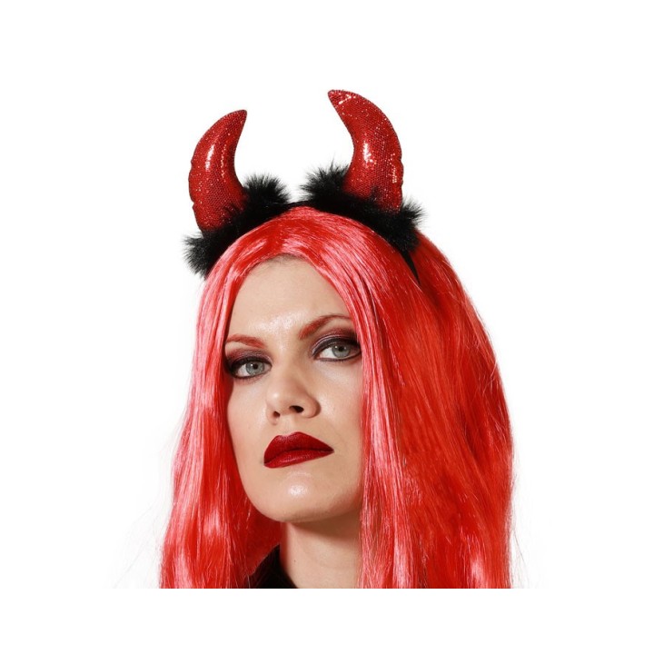 Serre tête mini corne diable