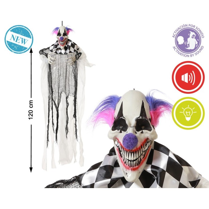 Clown sourire démoniaque