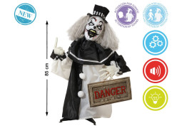 Clown panneau danger