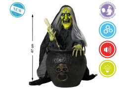 Sorcière avec chaudron