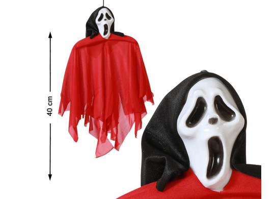 Fantôme scream noir/rouge