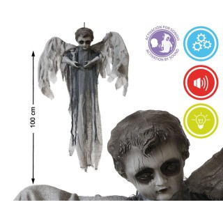 Bébé ange gris