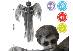 Bébé ange gris