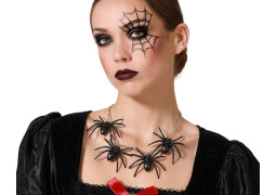 Collier araignées noires