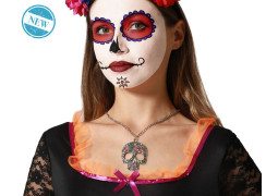 Collier tête de mort day of dead