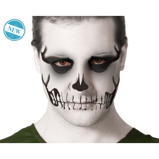Tatouage visage squelette