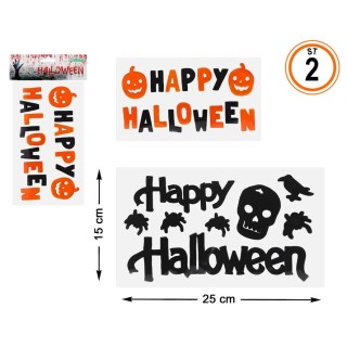 Décoration gélatine Happy Halloween