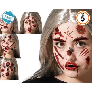 Tatouage visage satanique