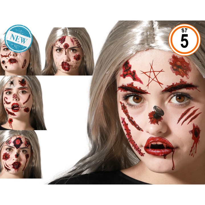 Tatouage visage satanique