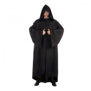 Cape adulte tissu Jedi noir