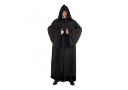 Cape adulte tissu Jedi noir