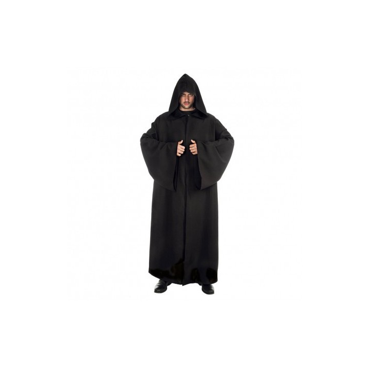 Cape adulte tissu Jedi noir