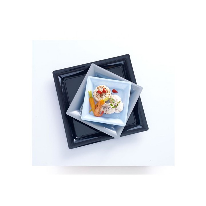 Assiettes carrées petit modèle 16.50 cm