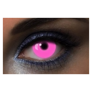 Lentilles de contact UV glow rose