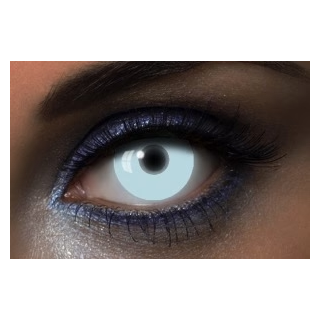Lentilles de contact UV glow blanc