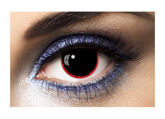 Lentilles de contact halo red