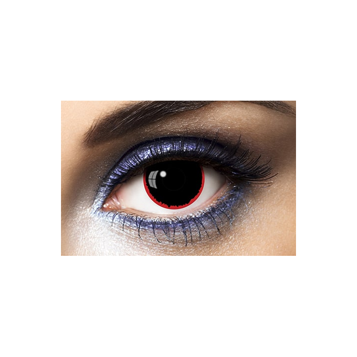 Lentilles de contact halo red