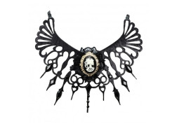 Collier tour de cou gothique noir