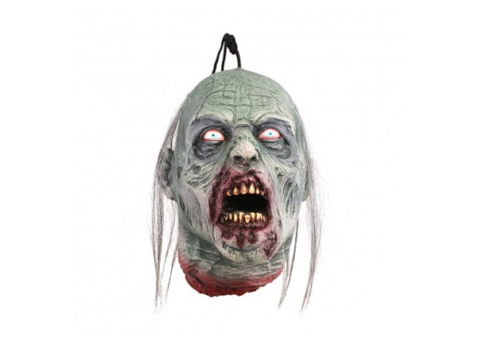 Tête zombie à suspendre