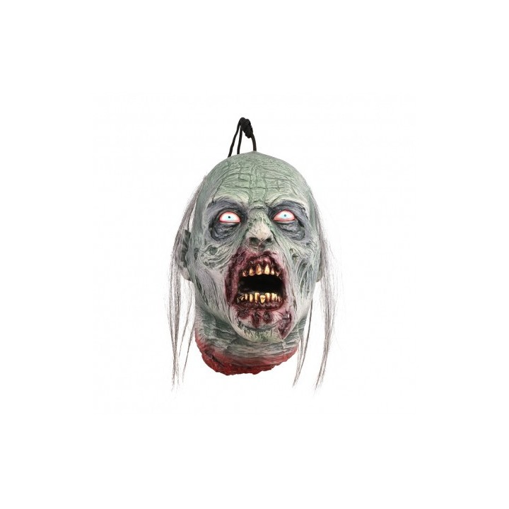 Tête zombie à suspendre