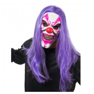 Masque adulte latex crazy clown