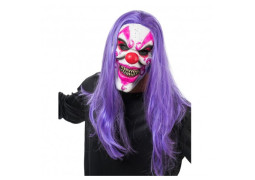 Masque adulte latex crazy clown
