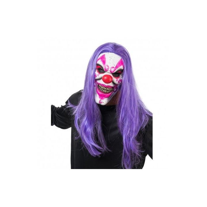 Masque adulte latex crazy clown