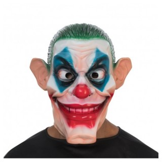 Masque adulte mousse joker clown